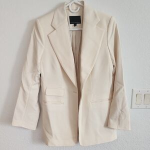 Banana Republic Italian Wool structured blazer